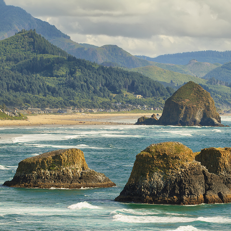 Cannon Beach in Oregon